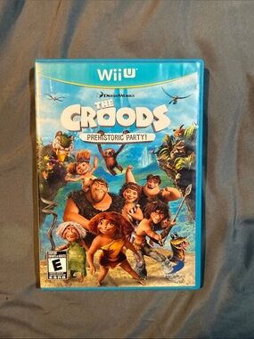 Nintendo Wii U The Croods Prehistoric Party! - Blue Case